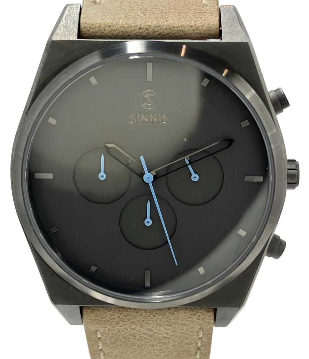 シンイズ 腕時計 クオーツ グレー 72300891 メンズ SINNIS