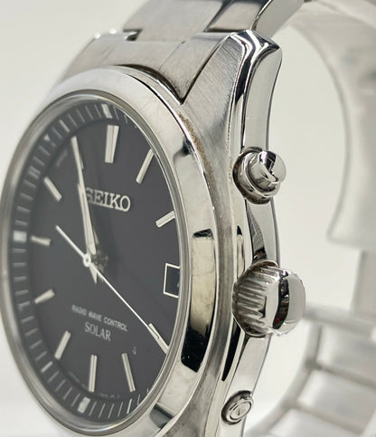 SEIKO 腕時計 ソーラー ブラック 7B24-0AN0 メンズ セイコー