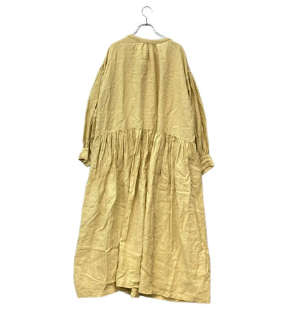nest Robe 長袖ワンピース リネン ロング シャツ ボタン 01233-1039 レディース SIZE FREE (M) ネストローブ