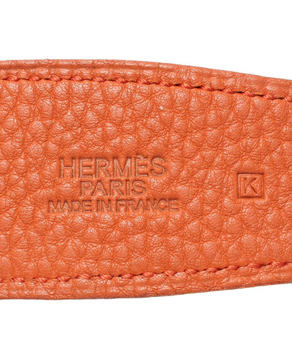 エルメス ベルト □K刻印 ゴールド金具 Hバックル リバーシブル レディース HERMES