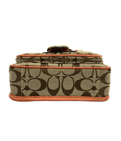 COACH ショルダーバッグ 斜め掛け キャンバスレザー シグネチャー 11593 レディース コーチ