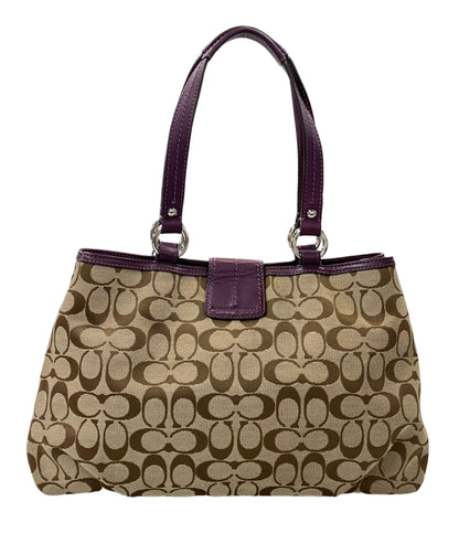 COACH 2way トートバッグ ショルダーバッグ 斜め掛け シグネチャー F17402 レディース コーチ
