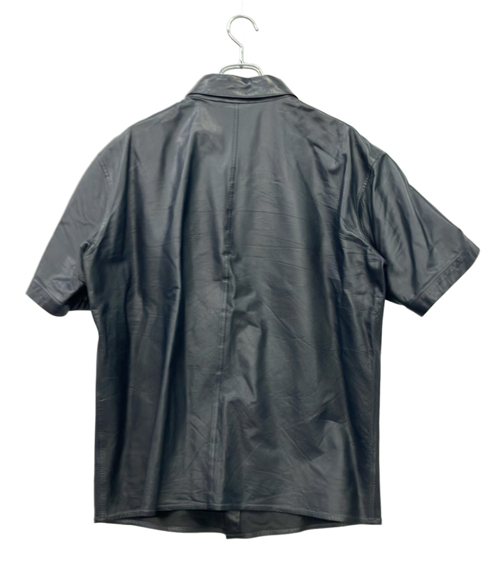 JIL SANDER 半袖シャツ レザー メンズ SIZE 50 (XL) ジルサンダー
