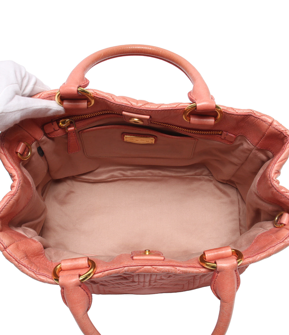 Miu Miu 2WAYハンドバッグ ショルダーバッグ 斜め掛け 肩掛け RN0928 レディース ミュウ ミュウ