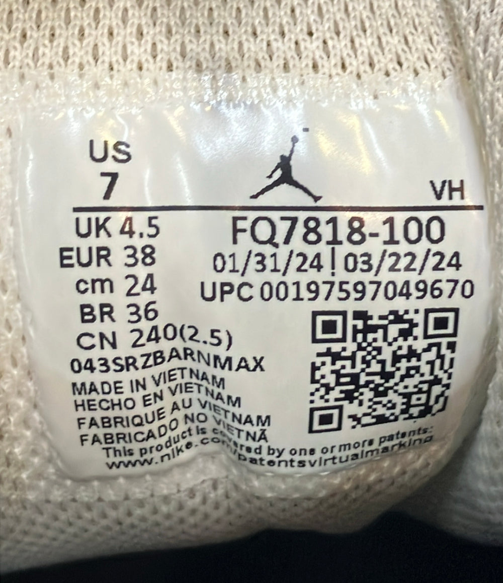 NIKE ミドルカットスニーカー Air Jordan 1 Mid FQ7818-100 レディース SIZE 24.0 ナイキ
