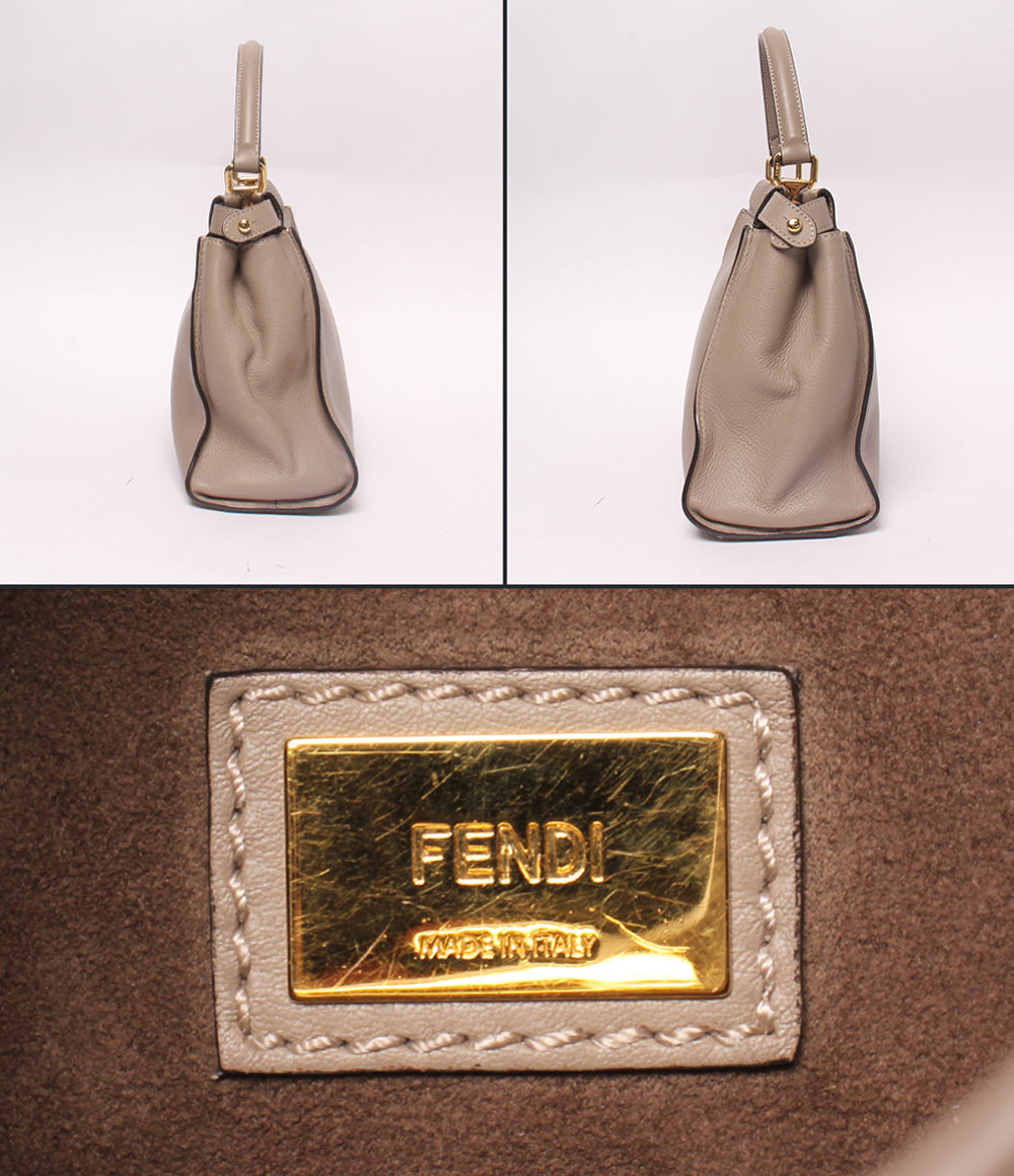 FENDI 2wayハンドバッグ ショルダーバッグ 斜め掛け ピーカブー