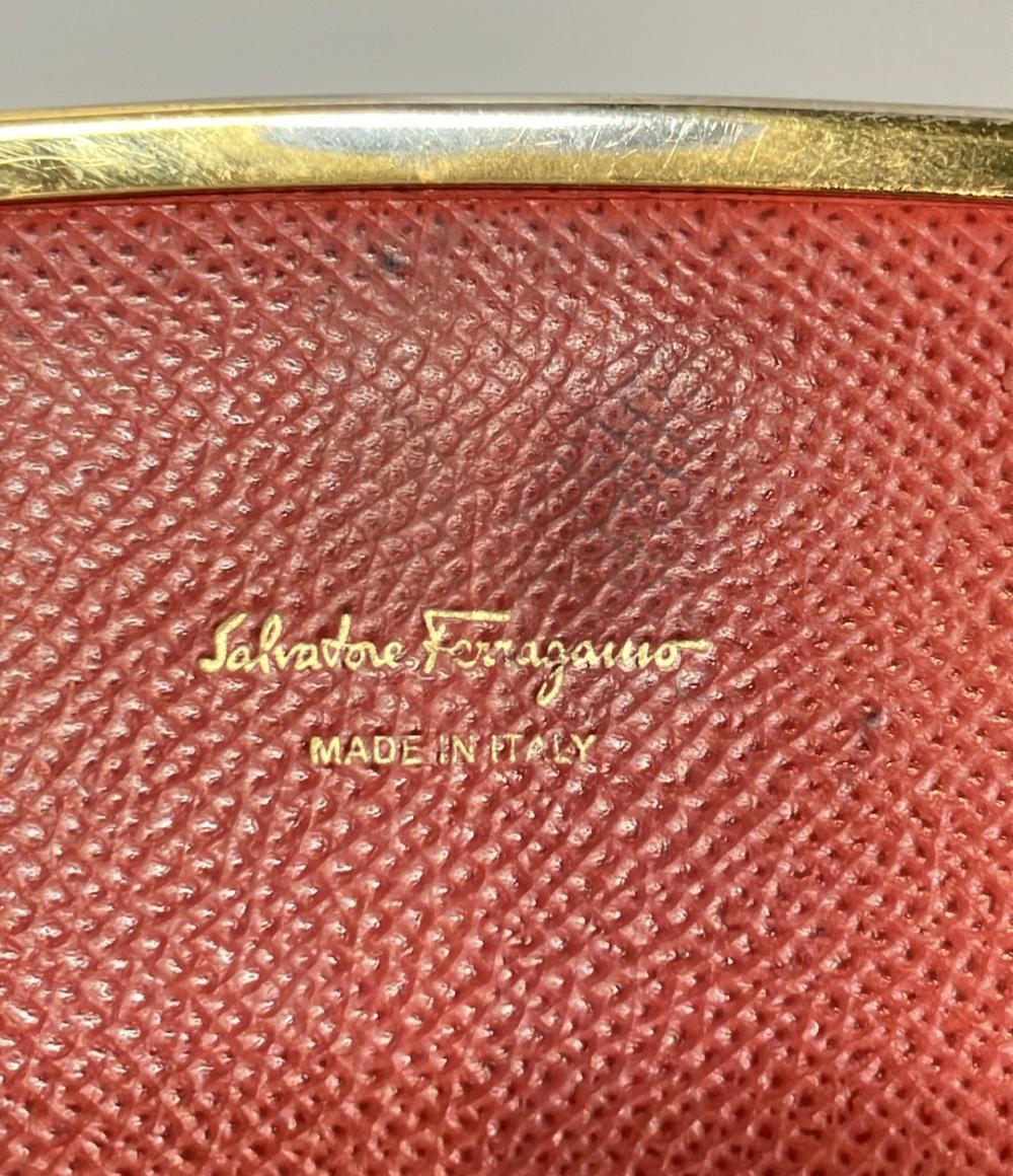 サルバトーレフェラガモ 二つ折り長財布 カードケース付き ガンチーニ JP-22-D150 レディース Salvatore Ferragamo