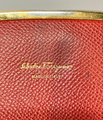 サルバトーレフェラガモ 二つ折り長財布 カードケース付き ガンチーニ JP-22-D150 レディース Salvatore Ferragamo