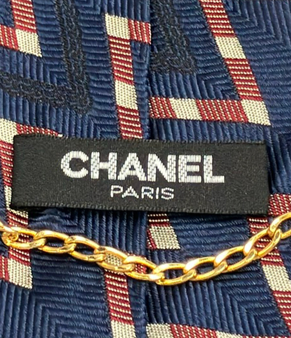 CHANEL ネクタイ シルク100% メンズ シャネル