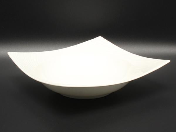 美品 ウエッジウッド スクエアボウル パスタプレート 皿 24cm エスリアル ETHEREAL WEDGWOOD