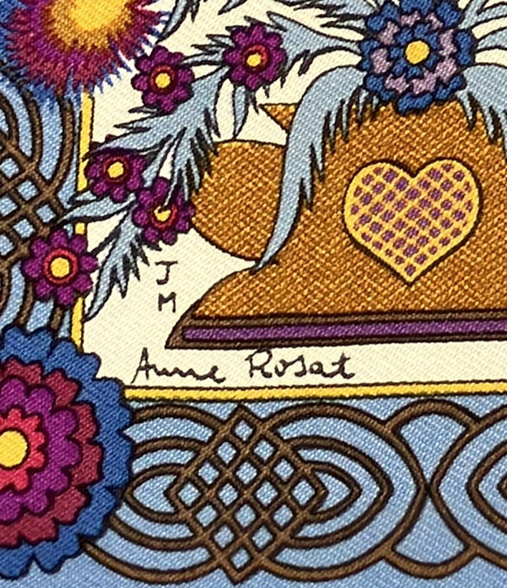 エルメス スカーフ カレ 40 シルク 100% Decoupages レディース HERMES