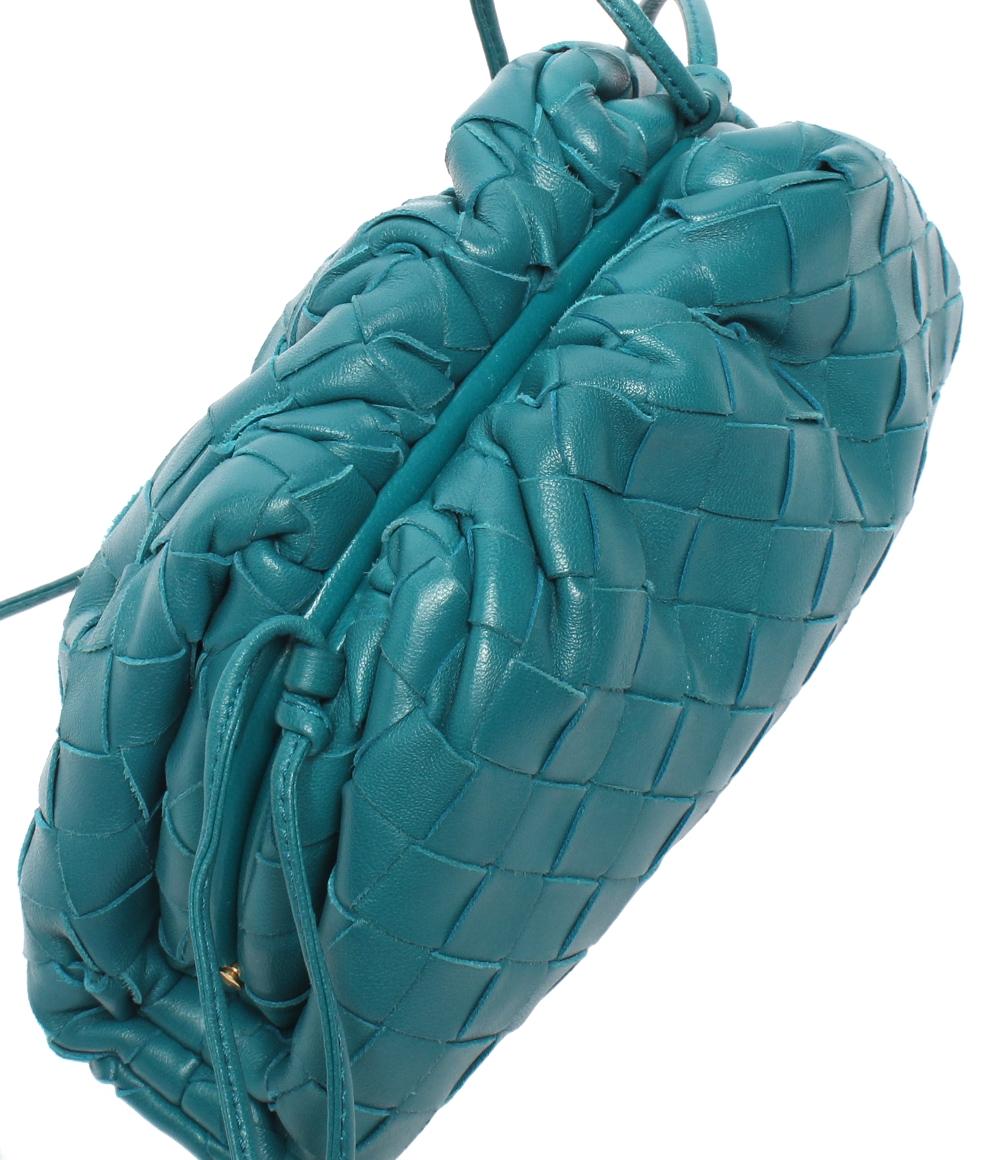 美品 BOTTEGA VENETA ショルダーバッグ がま口 ザ ポーチ イントレ