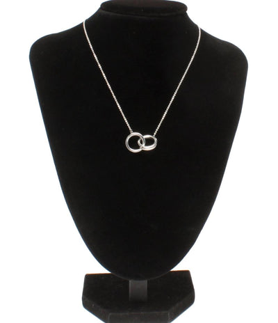 美品 ティファニー ネックレス SV925 1837 ダブルサークル レディース TIFFANY&Co.