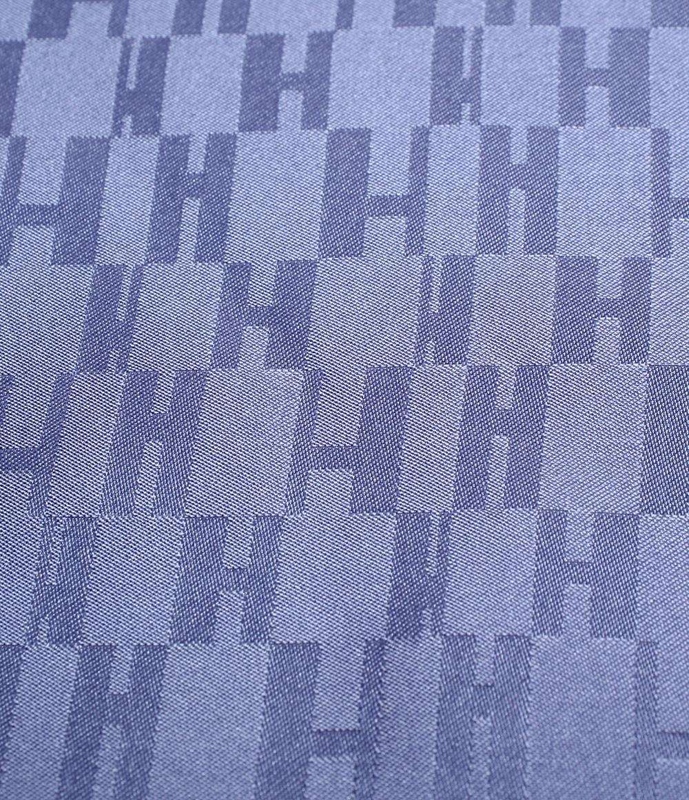 美品 HERMES ポケットチーフ スカーフ シルク100% ファソネ グランH ポケットチーフ45 メンズ レディース エルメス