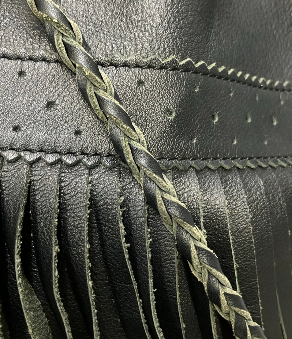 J&M Davidson ショルダーバッグ 肩掛け フリンジ バケット カーニバル レディース ジェイアンドエムデヴィッドソン