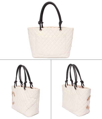 CHANEL トートバッグ ショルダーバッグ 肩掛け シルバー金具 9番台 カンボン パイソン レディース シャネル
