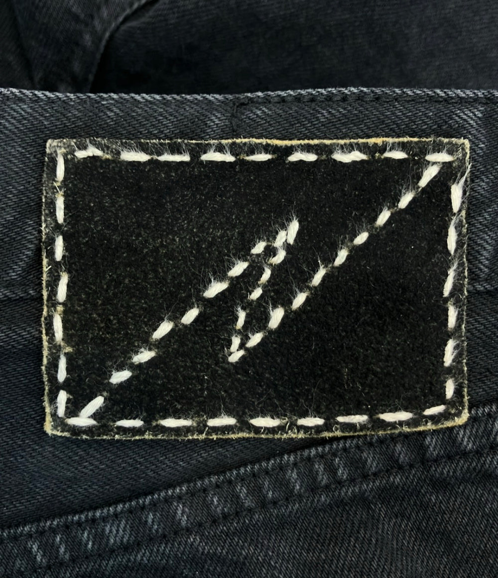 VISVIM デニムパンツ ダメージ加工 ボタンフライ メンズ ビズビム