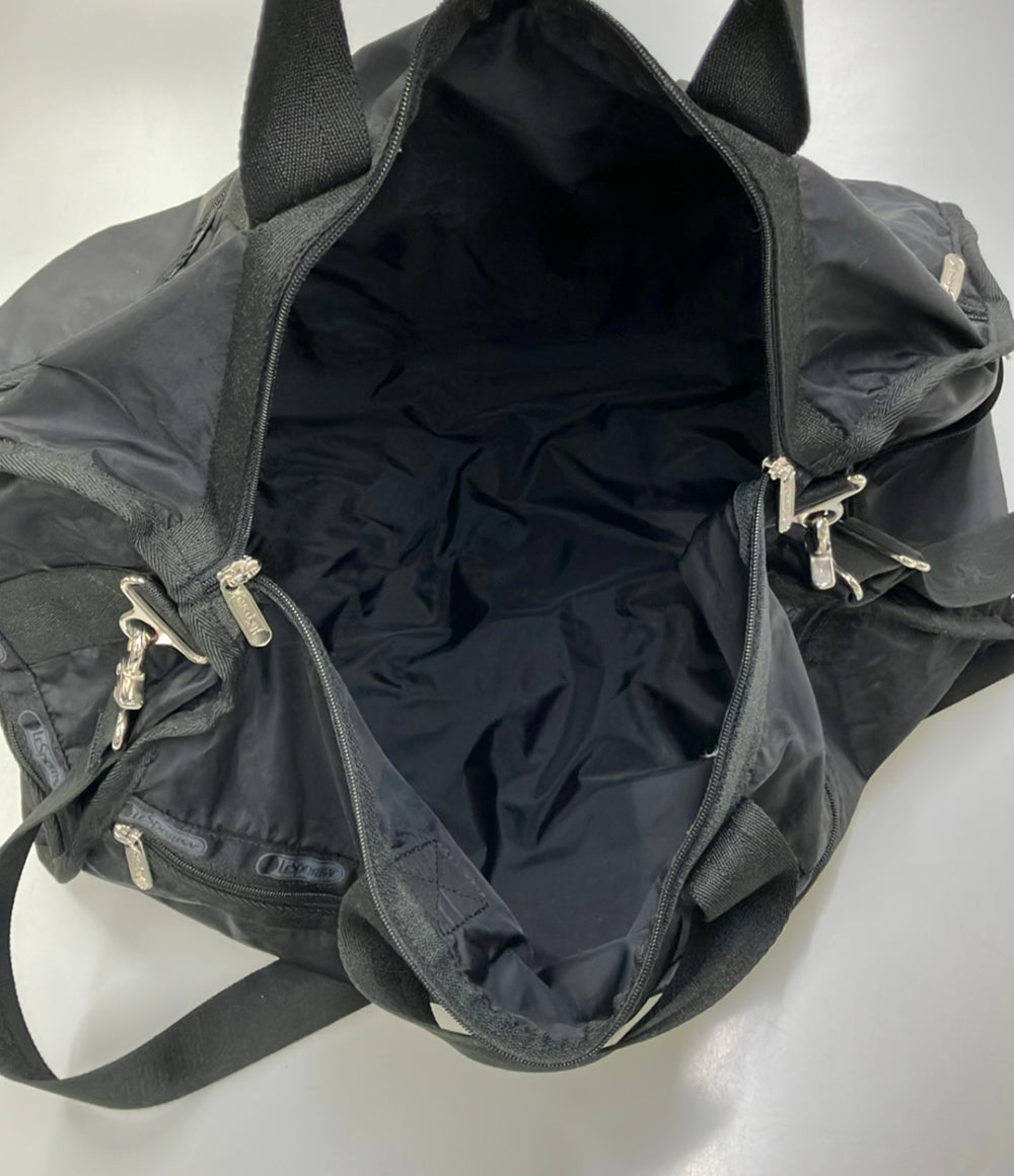 美品 LeSportsac ボストンバッグ ショルダーバッグ 2WAY 斜め掛け ナイロン レディース レスポートサック