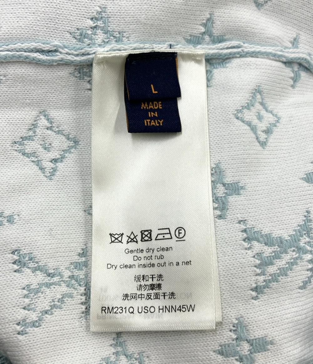 ルイ・ヴィトン プルオーバーパーカー グラディエントフーディ ジャガード モノグラム RM231Q レディース SIZE L LOUIS VUITTON