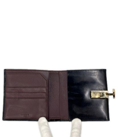 LOEWE ダブルホック 二つ折り財布 レディース ロエベ