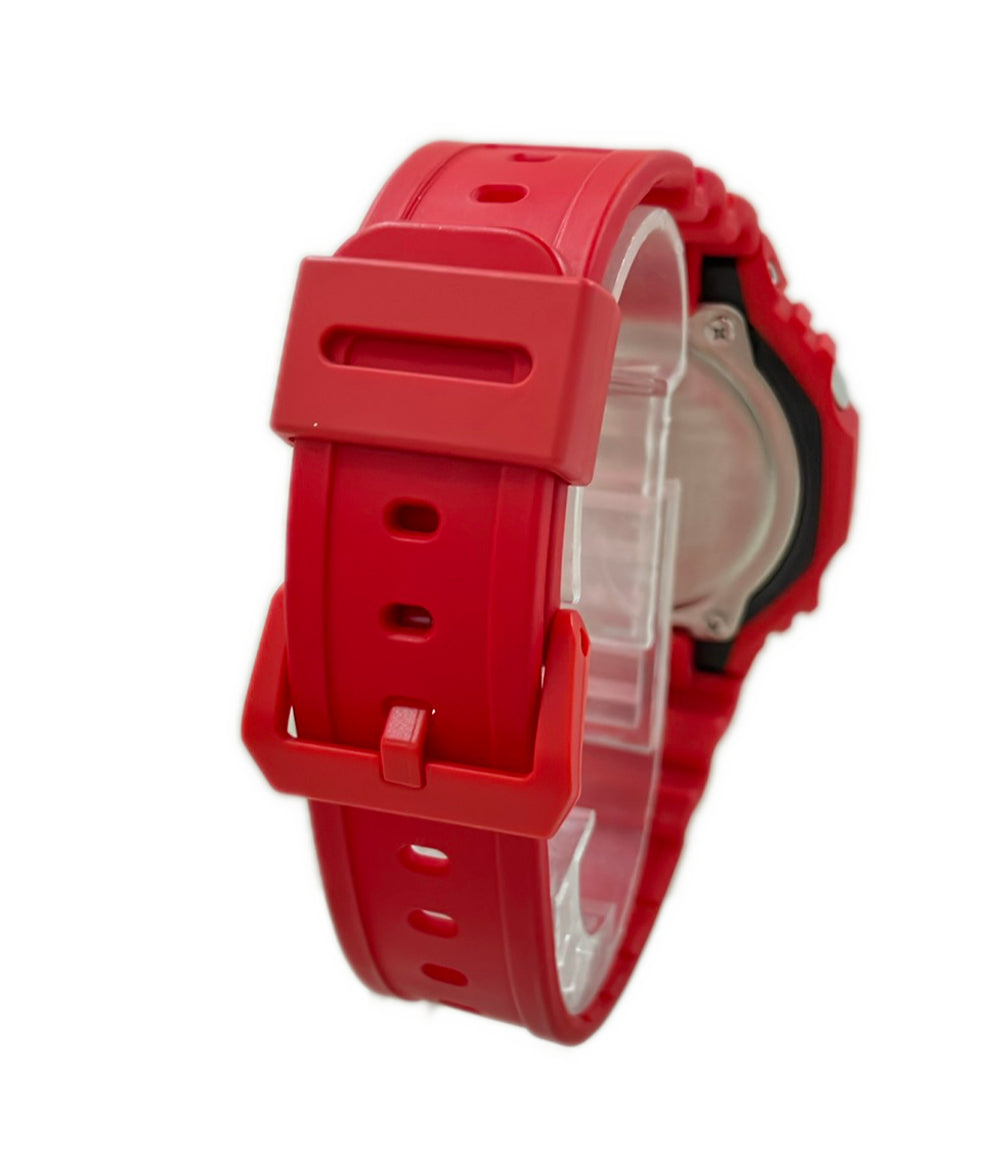 美品 CASIO 腕時計 G-SHOCK クオーツ レッド GA-2100 レディース メンズ カシオ