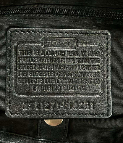 コーチ ショルダーバッグ 肩掛け キャンバス レザー シグネチャー F19251 レディース COACH