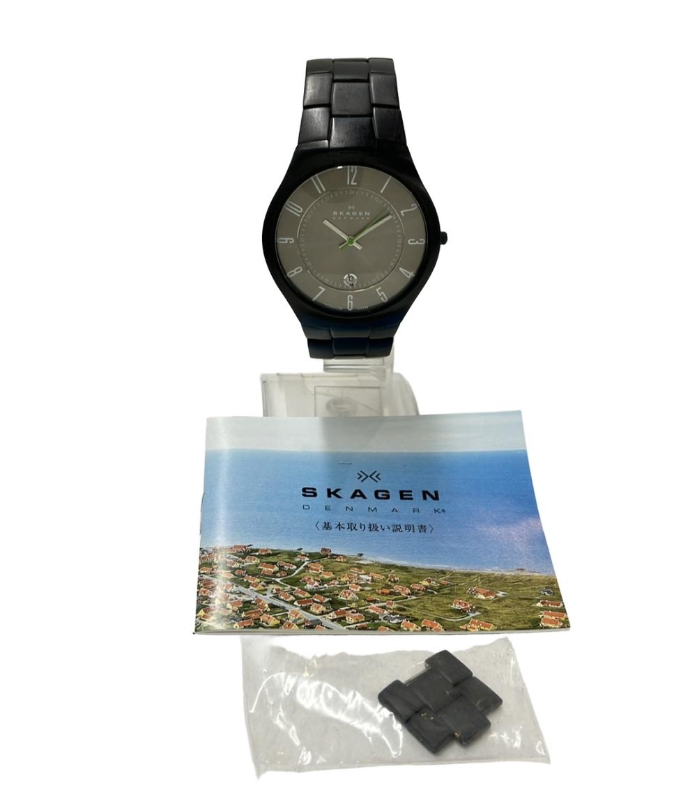SKAGEN 腕時計 クオーツ グレー J801XLTBXBGR メンズ スカーゲン