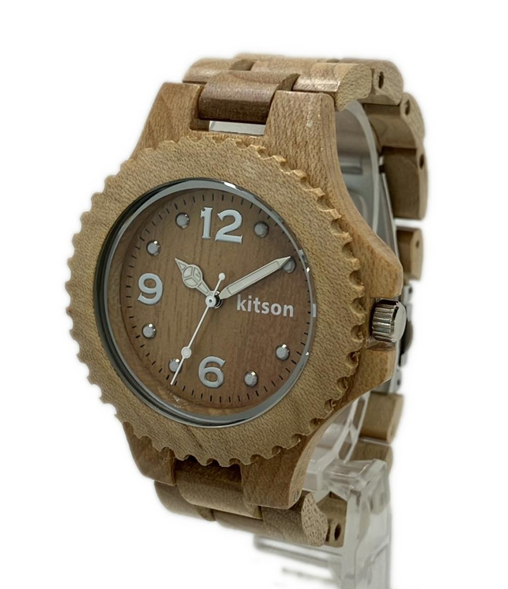 美品 kitson 腕時計 クオーツ KW0231 レディース メンズ キットソン