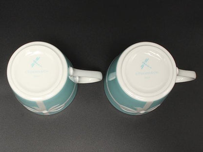 美品 TIFFANY&Co. マグカップ 2点セット ペア ブルーボックス ティファニー