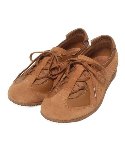 美品 ONITSUKA TIGER ローカットスニーカー トレイリーナ ブラウン 1183C736-200 レディース SIZE 25.0 オニツカタイガー
