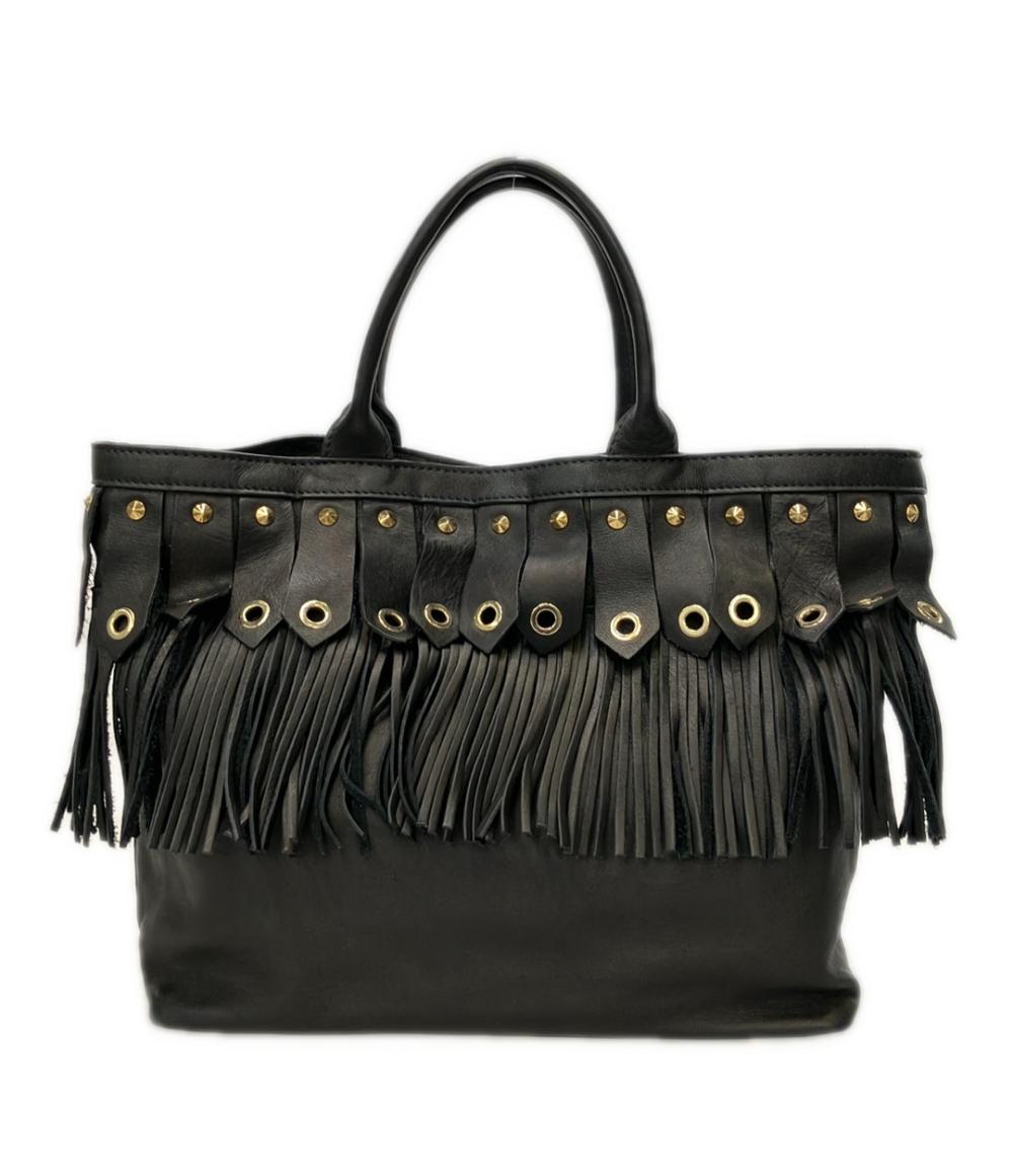 CHRISTIAN VILLA ハンドバッグ トートバッグ フリンジ レディース