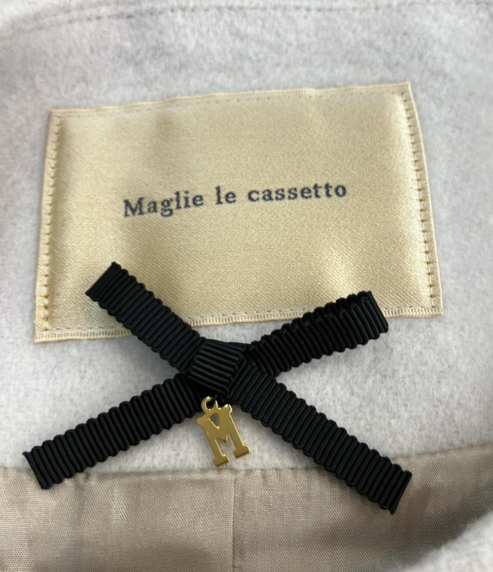 マーリエ ル カセット ノーカラーコート レディース SIZE 9 (M) Maglie le cassetto