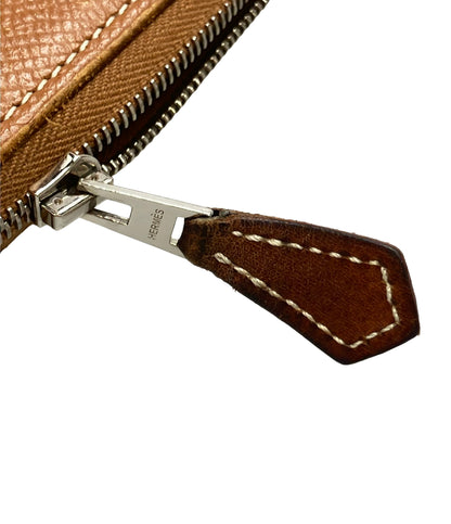 HERMES ラウンドファスナー 長財布 C刻印 アザップロング シルクイン レディース エルメス