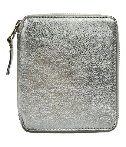 COMME des GARCONS ラウンドファスナー二つ折り財布 牛革 レディース コムデギャルソン