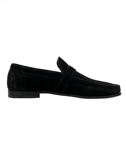 サントーニ スエードドレスシューズ バックルローファー 17091 N01 メンズ SIZE UK8 (M) SANTONI