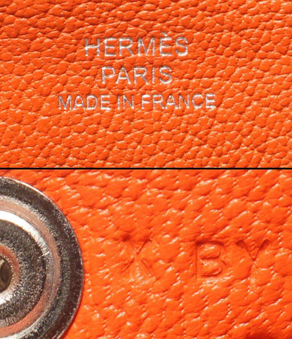 HERMES カードケース X刻印 シルバー金具 カルヴィ レディース メンズ エルメス
