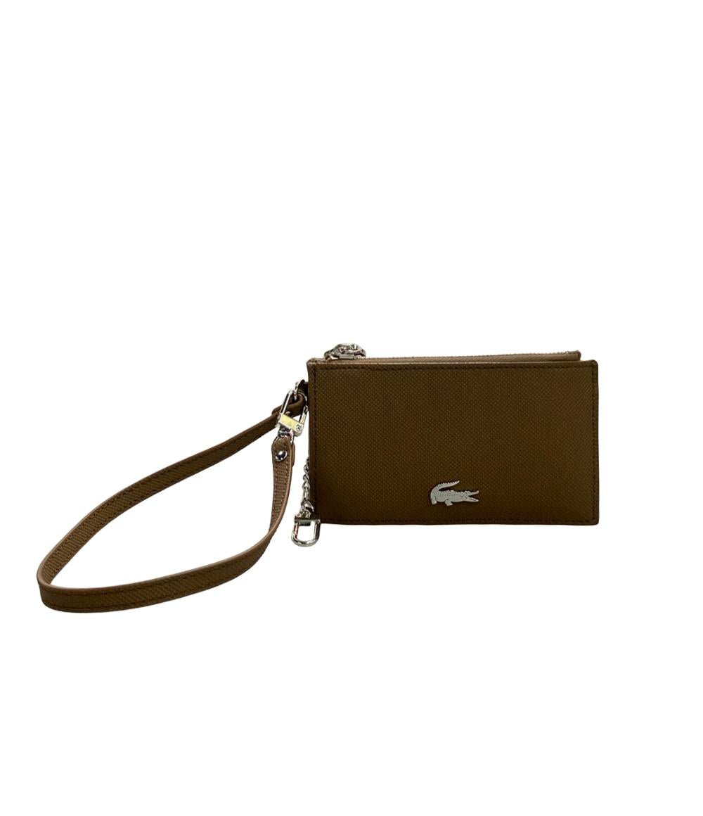 LACOSTE コインケース パスケース カラビナ付き レディース ラコステ