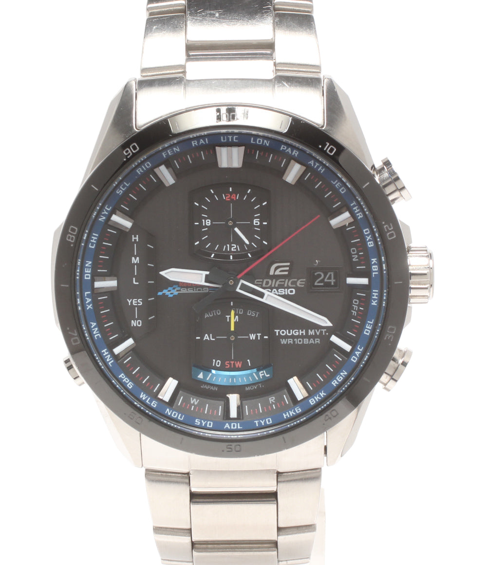 CASIO 腕時計 レッドブルレーシング 電波ソーラー エディフィス EDIFICE ソーラー ブラック EQW-A1100RB メンズ カシオ