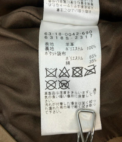 Ray Beams シングルライダースジャケット シープレザー 63-18-0042-690 レディース SIZE 0 (XS) レイビームス