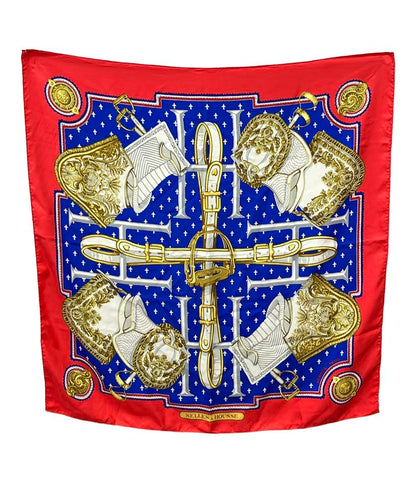 HERMES スカーフ カレ90 シルク 100% SELLES A HOUSSE レディース エルメス