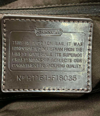 コーチ ショルダーバッグ 斜め掛け キャンバス ラージシグネチャー F18035 レディース COACH