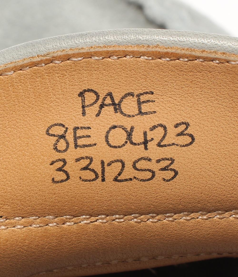 John Lobb ローファー PACE スエード グリーン グレー メンズ SIZE 8E (26.5cm) ジョンロブ