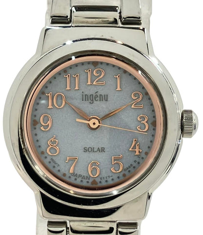 セイコー 腕時計 ALBA ingenu ソーラー V117-0AB0 レディース SEIKO
