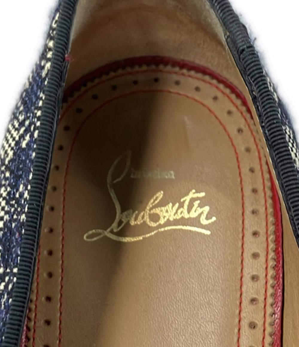 クリスチャンルブタン スリッポン タッセル メンズ SIZE 39 1/2 (XS