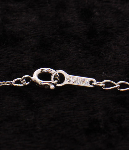 美品 TASAKI ネックレス SV パール 4.7mm クロスモチーフ レディース タサキ