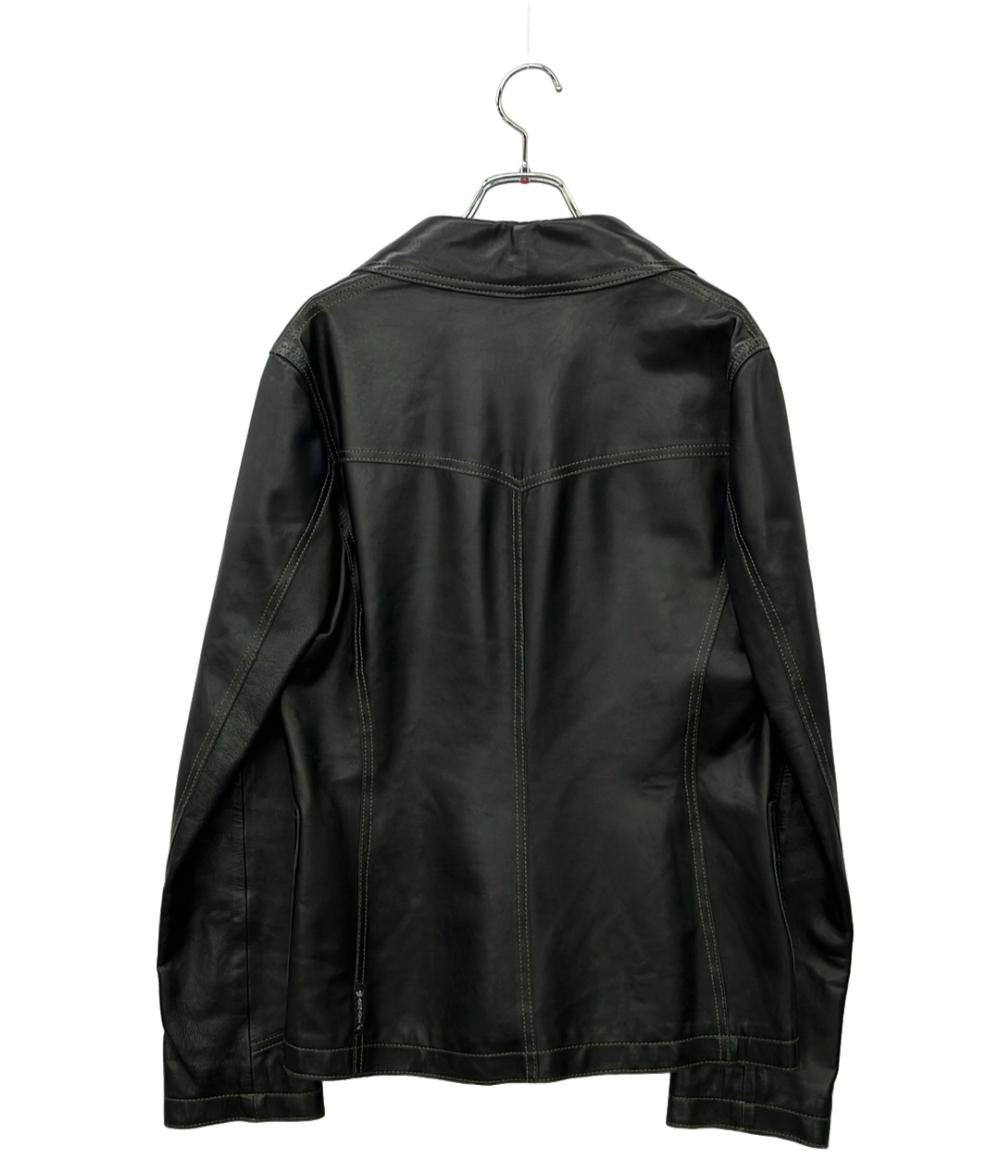 ARMANI JEANS レザージャケット レディース SIZE 42 (M) アルマーニジーンズ