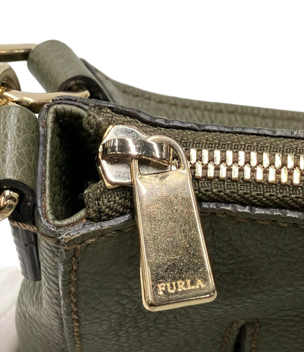 美品 Furla 2way ショルダーバッグ 肩掛け 斜め掛け 251280 レディース フルラ