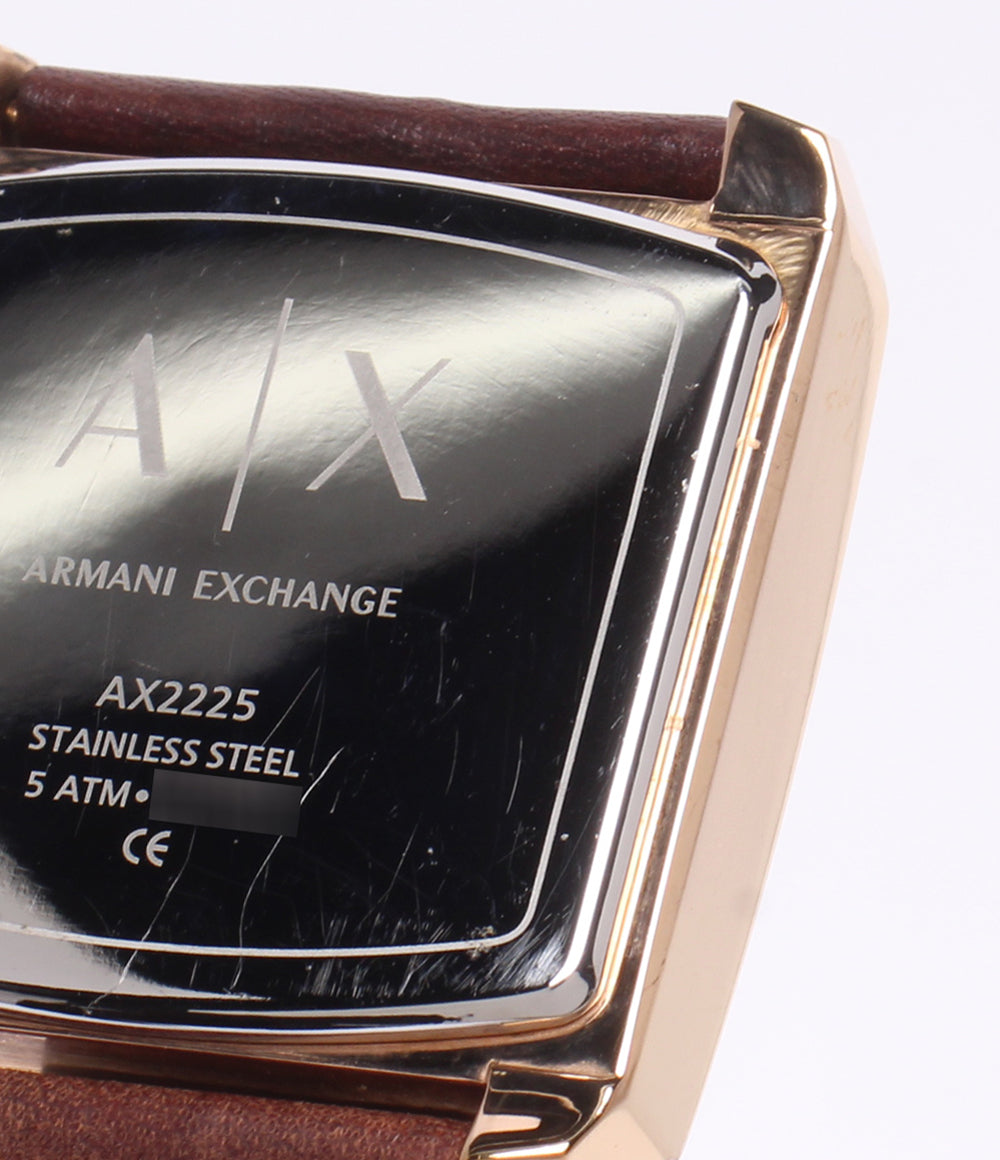 ARMANI EXCHANGE 腕時計 クオーツ ブルー AX2225 メンズ アルマーニエクスチェンジ