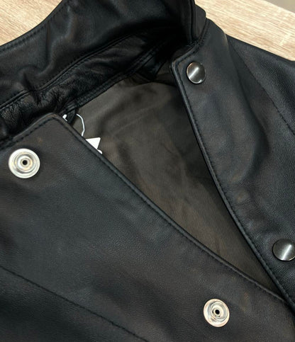 美品 UNITED ARROWS レザージャケット  タグ付き シープスキンレザーカバーオール 1125-699-7740-0930 メンズ SIZE S ユナイテッドアローズ