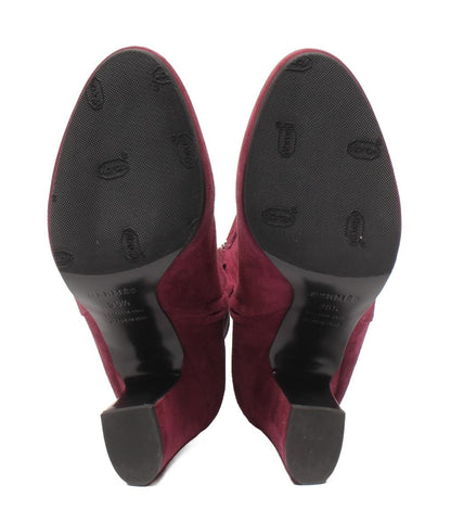 HERMES ショートブーツ サンジェルマン ケリー金具 スエード レディース SIZE 35 1/2 (22.5cm) エルメス